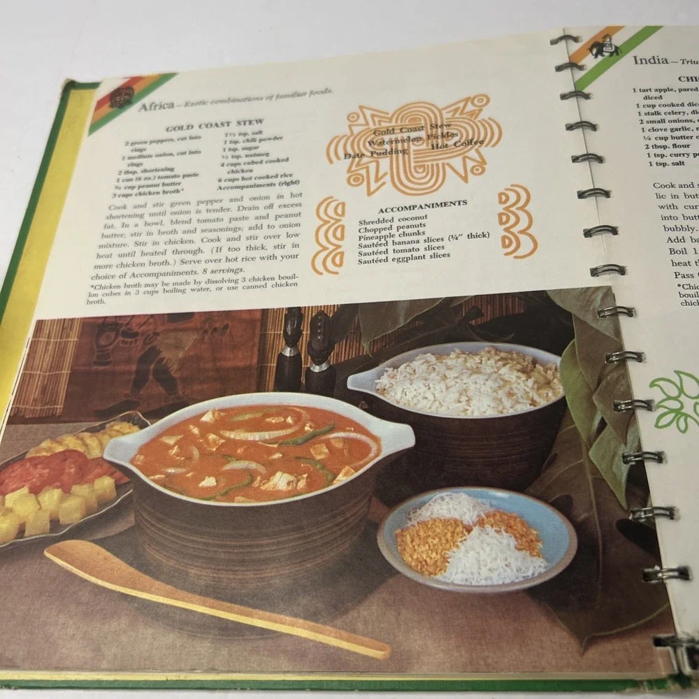 Betty Crocker's Dinner In A Dish 1965 Vintage Hardcover Spiral Bound Book 1 Ed